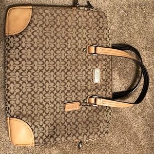 Authentic Coach Laptop Bag/Holder